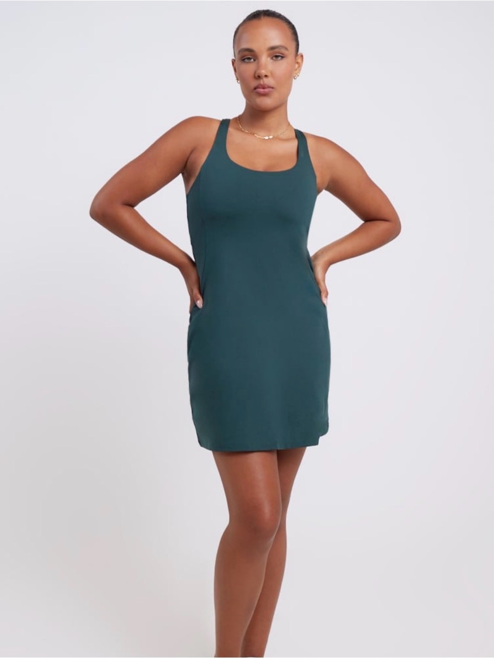 Girlfriend collective moss Paloma dress